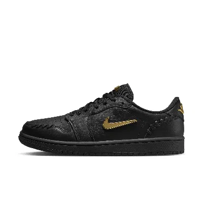 Jordan Women's Air  1 Low Method Of Make Shoes In Black