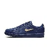 Jordan Women's Air  1 Low Method Of Make Shoes In Midnight Navy/metallic Gold