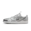 Jordan Women's Air  1 Low Method Of Make Shoes In Gray