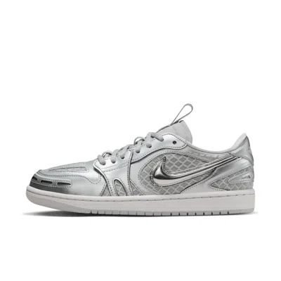 Jordan Women's Air  1 Low Method Of Make Shoes In Gray