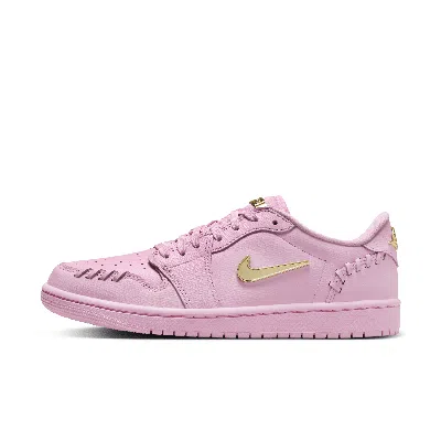 Jordan Women's Air  1 Low Method Of Make Shoes In Pink