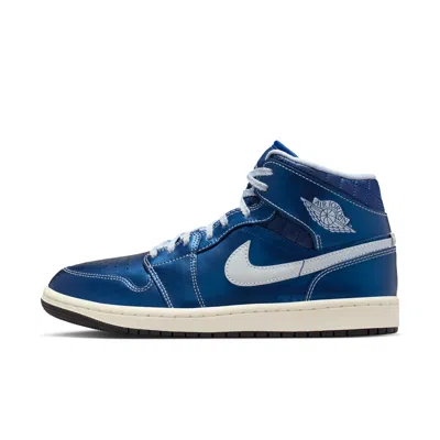 Jordan Women's Air  1 Mid Se Shoes In Blue