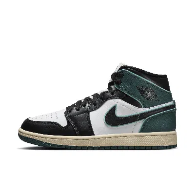 Jordan Women's Air  1 Mid Se Shoes In White/black/light Dew