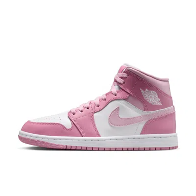 Jordan Women's Air  1 Mid Shoes In Pink