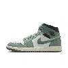 Jordan Air  1 Mid Sneaker In White