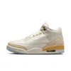 Jordan Air  3 Retro Basketball Sneaker In White