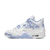 Jordan Women's Air  4 Retro "aluminum" Shoes In White