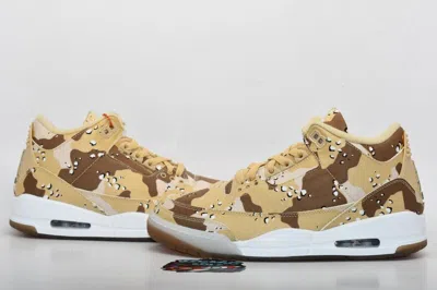 Pre-owned Jordan Women Air  3 Retro Wnba Desert Camo Style Hm4301-200 Size 11.5 In Multicolor