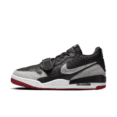 Jordan Women's Air  Legacy 312 Low Shoes In Black/ Metallic Silver/ Red