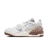 Jordan Women's Air  Legacy 3 Low Shoes In White/ Legend Light Brown