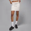 Jordan Air Drawstring Waist Sweater Skirt In White