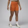 Jordan X Darien Birks Artist Series Bike Shorts In Orange