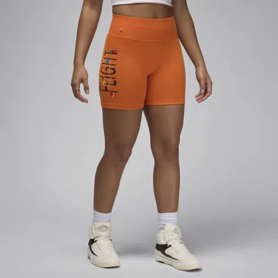 Jordan Women's  Artist Series By Darien Birks Shorts In Orange