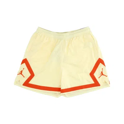 Jordan Women's Basketball Shorts Heritage Diamond Short Citron Tint/rush Orange