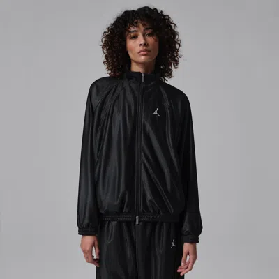 Jordan Women's  Brooklyn Durasheen Track Jacket In Black