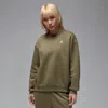 Jordan Brooklyn Fleece Crewneck Sweatshirt In Green