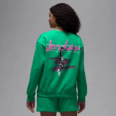 JORDAN WOMEN'S  BROOKLYN FLEECE CREW-NECK SWEATSHIRT,1015737817