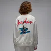 Jordan Women's  Brooklyn Fleece Crew-neck Sweatshirt In White