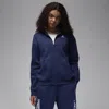 Jordan Women's  Brooklyn Fleece Full-zip Hoodie In Blue