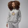 Jordan Women's  Brooklyn Fleece Graphic Pullover Hoodie In Grey