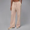 Jordan Women's  Brooklyn Fleece Open-hem Pants In Neutral