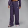 Jordan Women's  Brooklyn Fleece Open-hem Pants In Purple