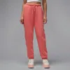 Jordan Women's  Brooklyn Fleece Pants In Pink Salt/white