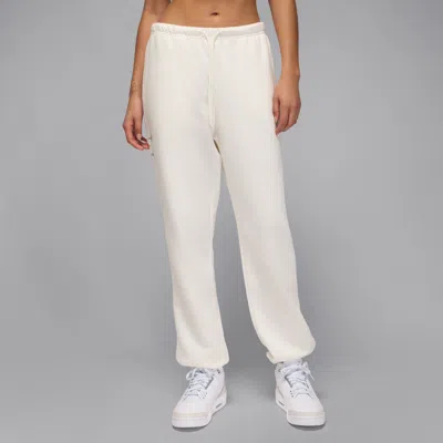 Jordan Women's  Brooklyn Fleece Pants In White