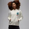 Jordan Brooklyn Fleece Hoodie In White