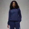 Jordan Women's  Brooklyn Fleece Pullover Hoodie In Blue