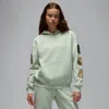 Jordan Women's  Brooklyn Fleece Pullover Hoodie In Seafoam/sail