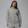 Jordan Women's  Brooklyn Fleece Pullover Hoodie In Dk Gray Heather