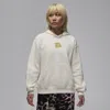 Jordan Brooklyn Gel Oversize Pullover Hoodie In White