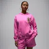 Jordan Brooklyn Fleece Hoodie In Pink