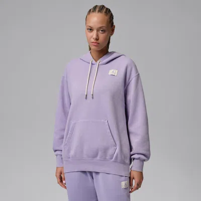 Jordan Women's  Brooklyn Fleece Pullover Hoodie In Purple