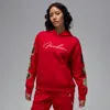 Jordan Women's  Brooklyn Fleece Pullover Hoodie In Red