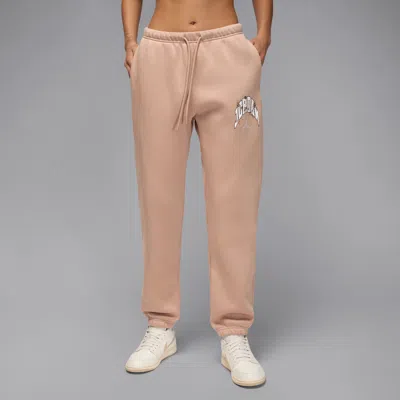 Jordan Women's  Brooklyn Fleece Realtree Pants In Pink