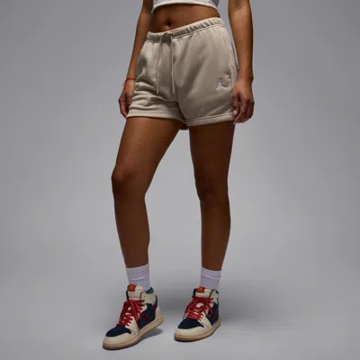 Jordan Women's  Brooklyn Fleece Shorts In Brown