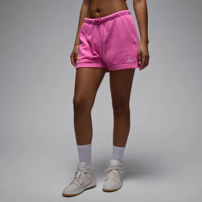 Jordan Women's  Brooklyn Fleece Shorts In Pink