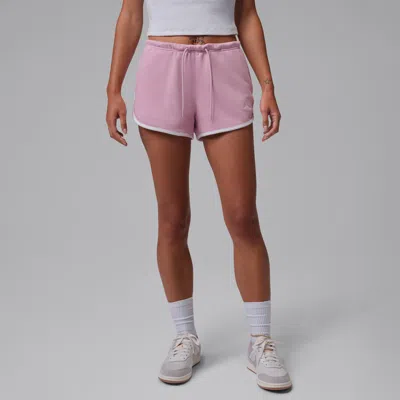 Jordan Women's  Brooklyn Fleece Shorts In Pink