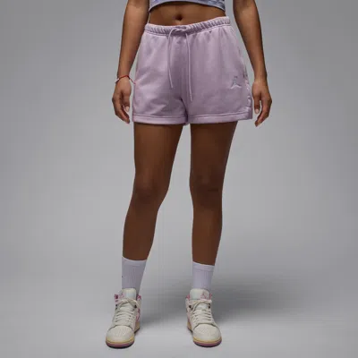 Jordan Women's  Brooklyn Fleece Shorts In Purple