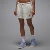 Jordan Brooklyn Fleece Sweat Shorts In White