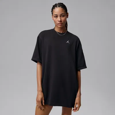 Jordan Women's  Brooklyn Fleece T-shirt Dress In Black
