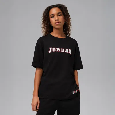Jordan Women's  Brooklyn Graphic T-shirt In Black