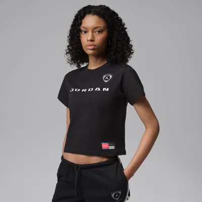 Jordan Women's  Brooklyn Graphic T-shirt In Black