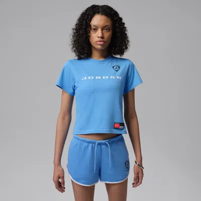 Jordan Women's  Brooklyn Graphic T-shirt In Blue