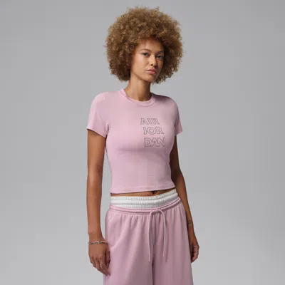 Jordan Women's  Brooklyn Graphic T-shirt In Pink