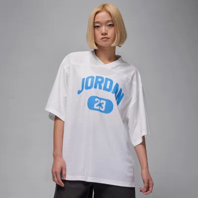 Jordan Women's  Brooklyn Mesh Jersey In White