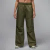 Jordan Brooklyn Water Repellent Pants In Green