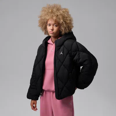 Jordan Women's  Brooklyn Puffer Jacket In Black